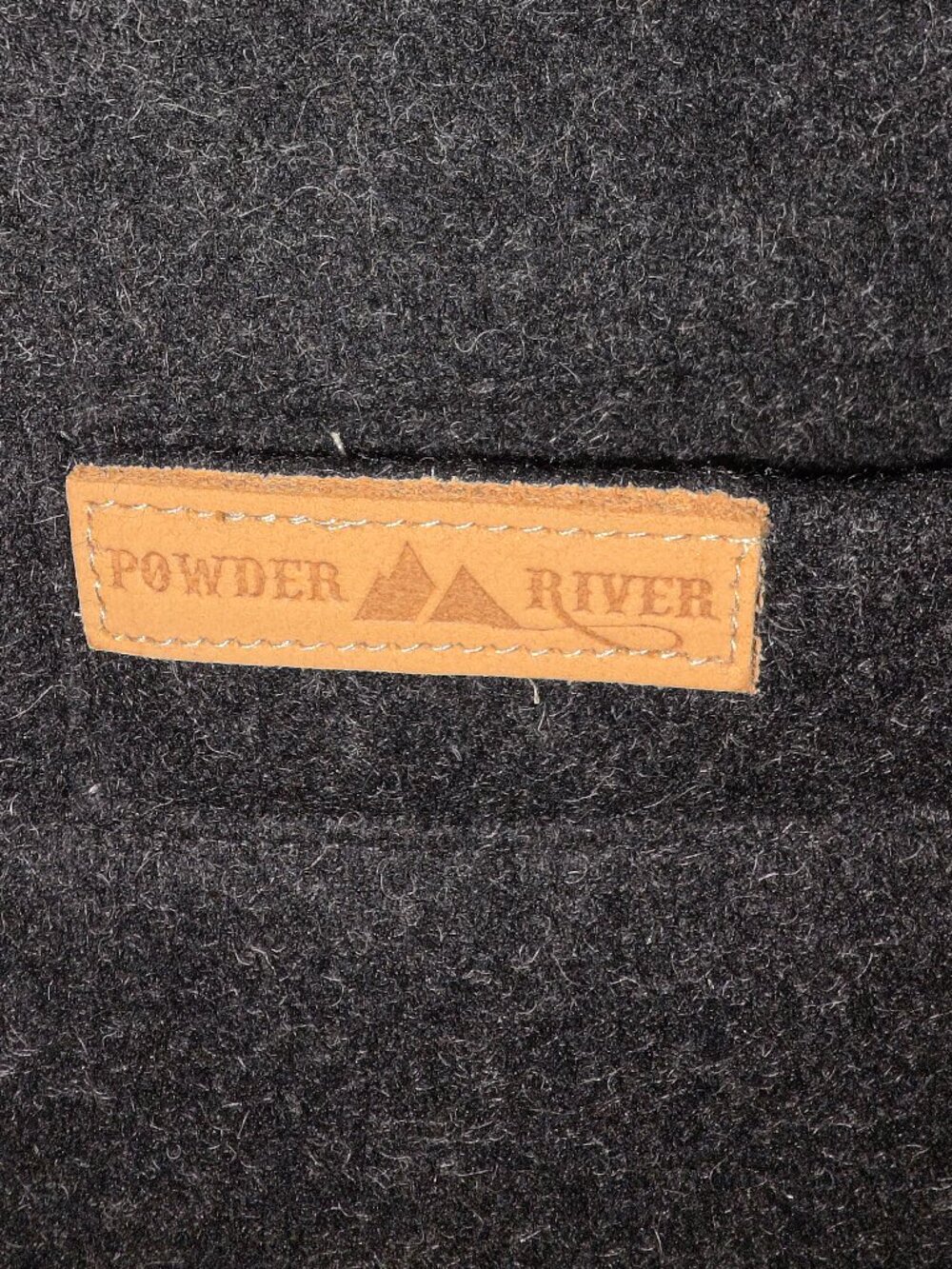 Powder River Outfitters Charcoal Gray Wool Vest - Men's Size L - Picture 3 of 5